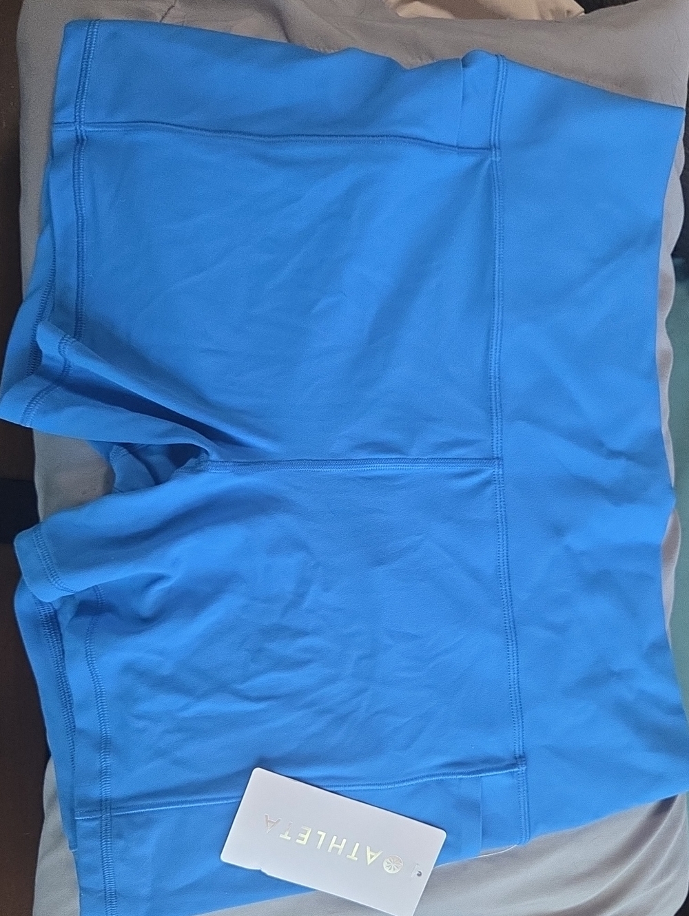 Athleta Bright Blue Women's Performance Bike Shorts